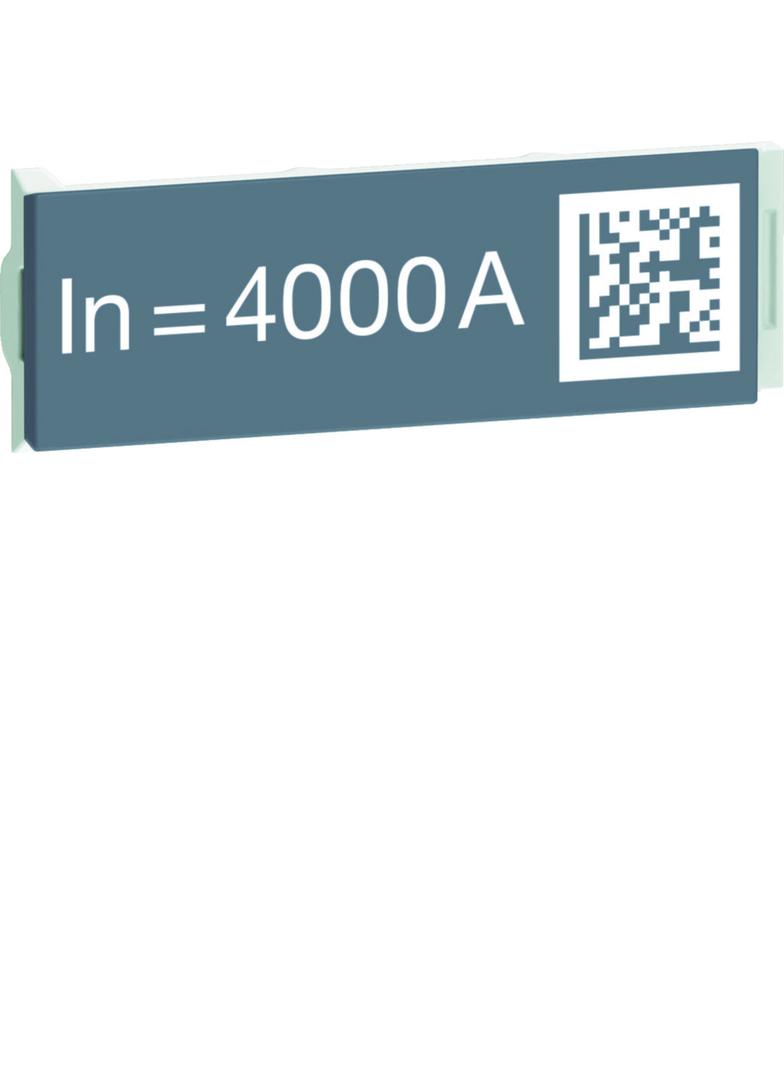 ACB HW4 Wtyczka z oznaczeniem znamionowym wyłącznika 4000A