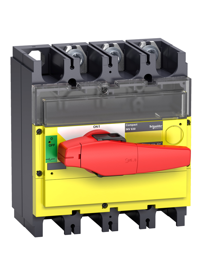 Compact INS INV, rozłącznik INV400 czerwono-żółty 400A 3P