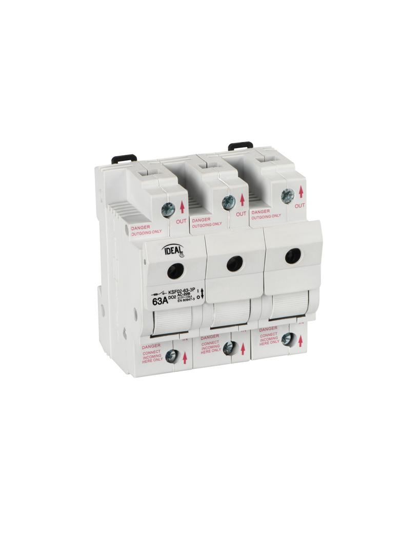 Rozłącznik bezpiecznikowy D02 3P 63A KSF02-63-3P IDEAL 23343 KANLUX