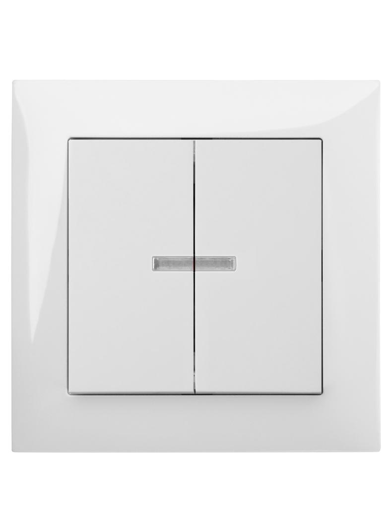 ŁPT SENTIA świecznikowy z podświetleniem biały  IP 20 biała