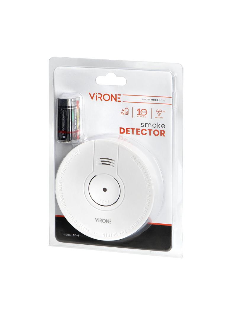 Bateryjny czujnik dymu 9V DC BSI SD-1 ORNO