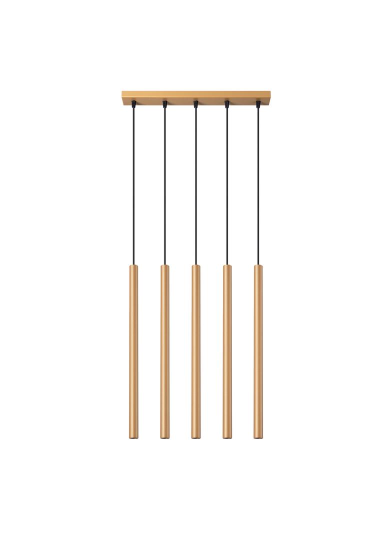 Sollux Lampa wisząca PASTELO 5L złota SL.1173