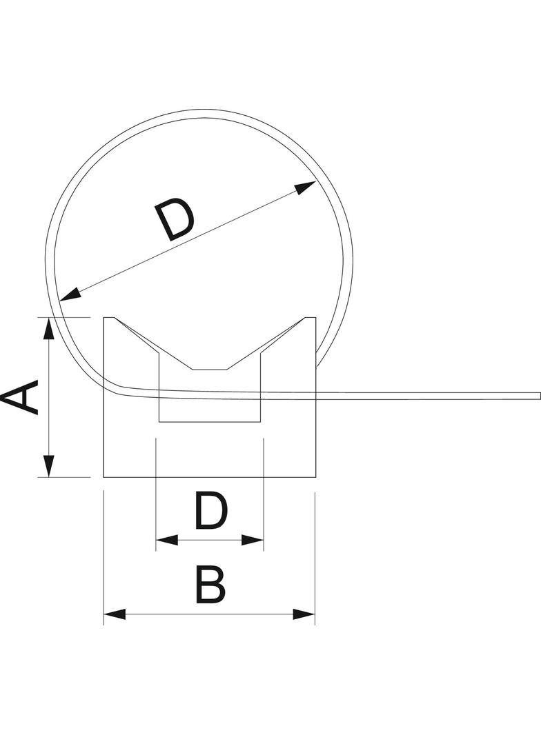 CTC 7,5x180 LGR, Opaska kablowa z uchwytem