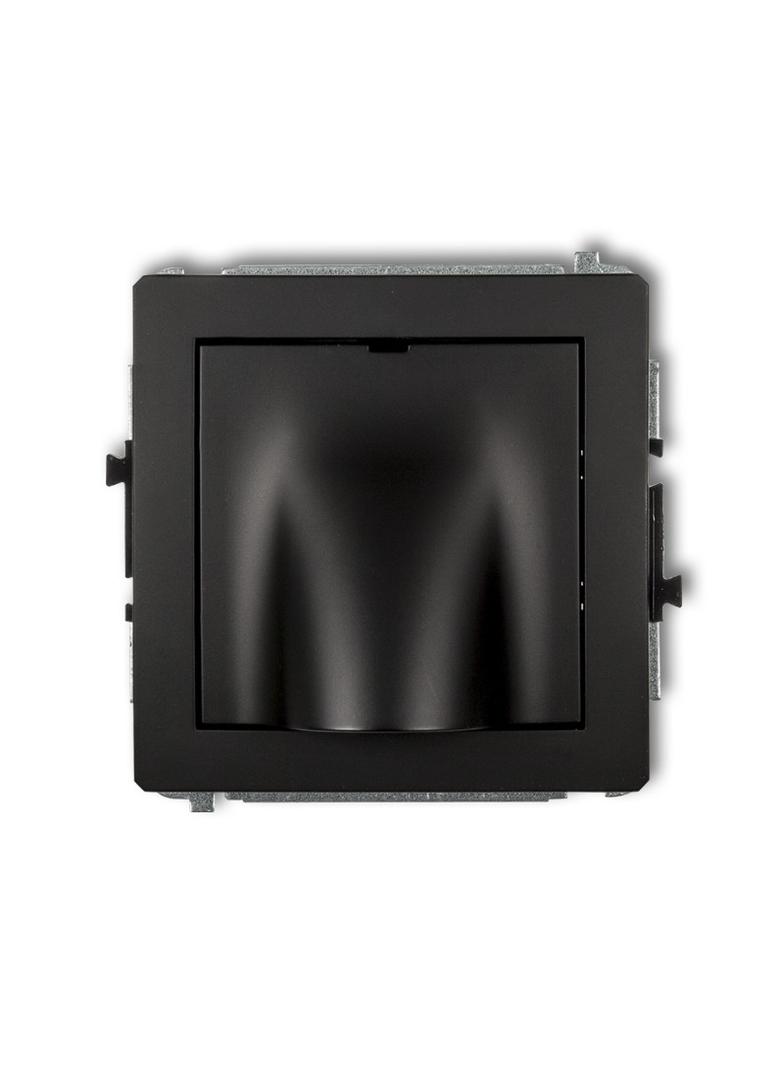 DECO Mechanizm wypustu kablowego czarny mat