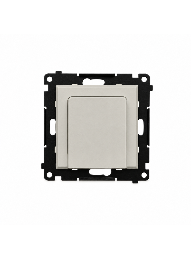 Simon 55 Łącznik hotelowy elektroniczny z podświetleniem LED kaszmirowy TEWH1.01/142