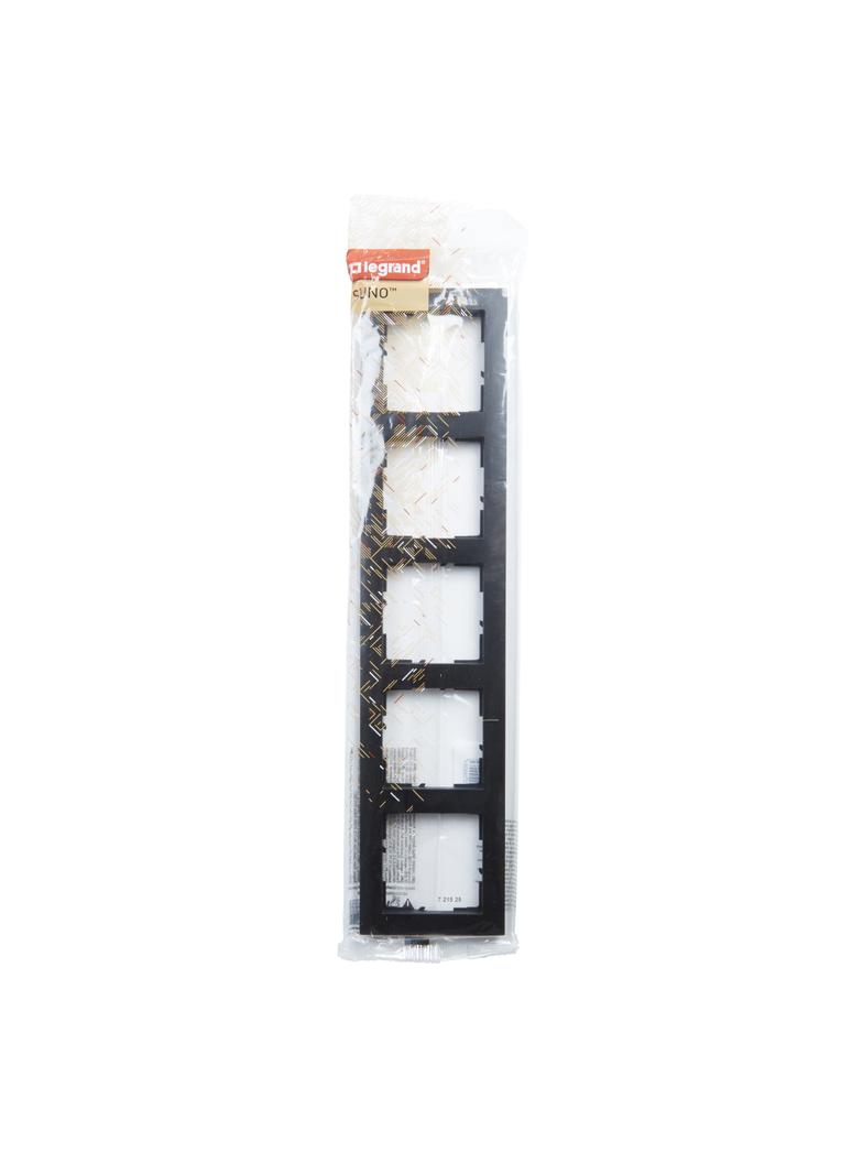 Suno Ramka Pięciokrotna 5-Krotna Czarny 721525 LEGRAND