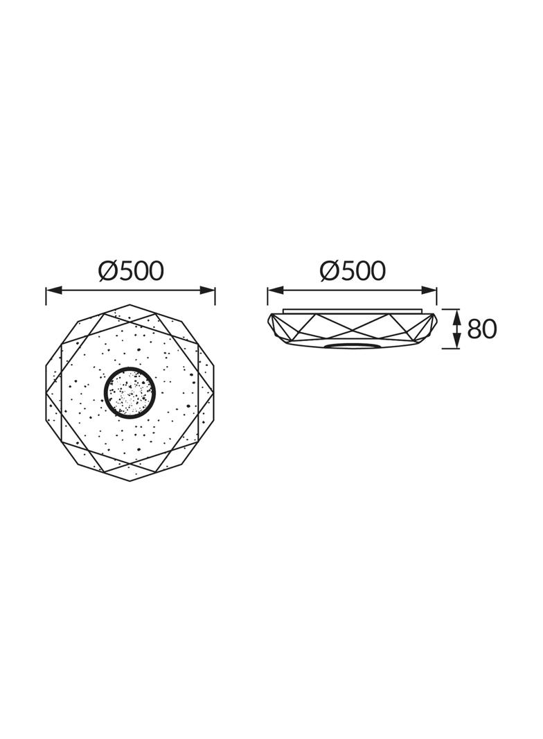 Plafoniera IRYNA LED C 48W 03846 IDEUS