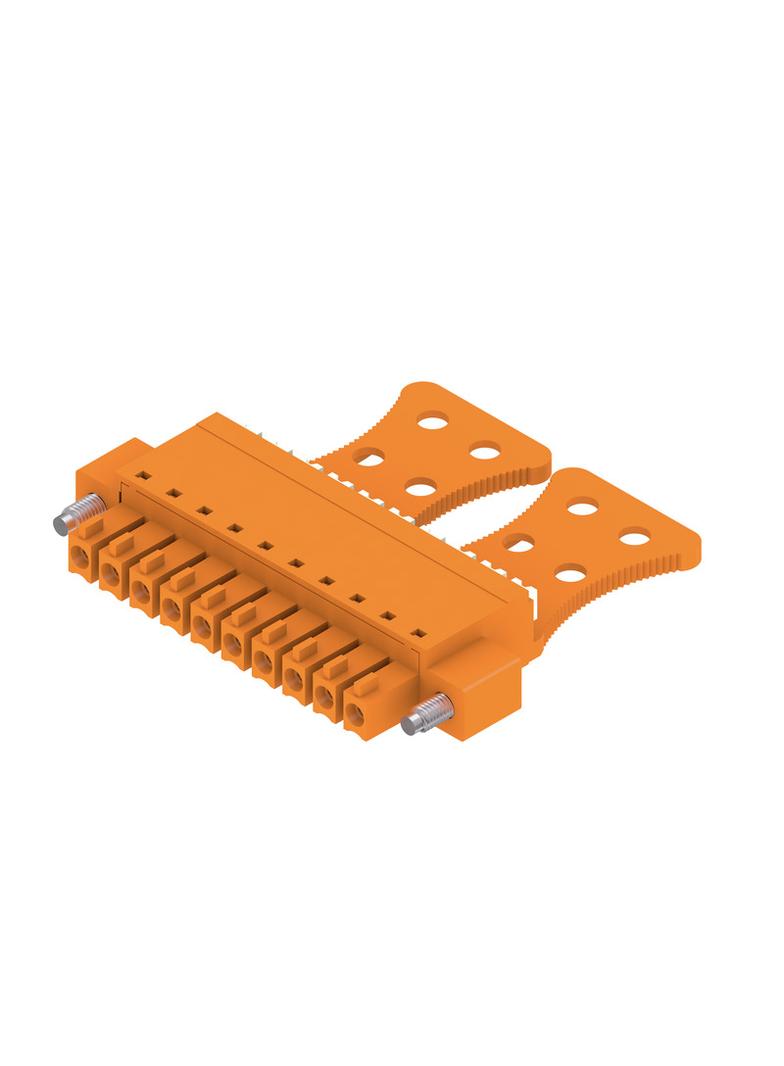 BCF 3.81/10/180FZE SN OR BX Wtyk PCB (złącze wiązki), listwa z gniazdami, 3.81 mm, Liczba biegunów: 10, PUSH IN, złącze sprężynowe /50szt./ 1236020000 WEIDMÜLLER