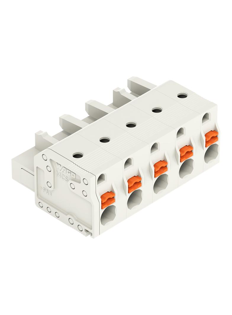 MCS-MIDI gniazdo 5-bieg. jasnoszare raster 7,5 mm /50szt./ WAGO