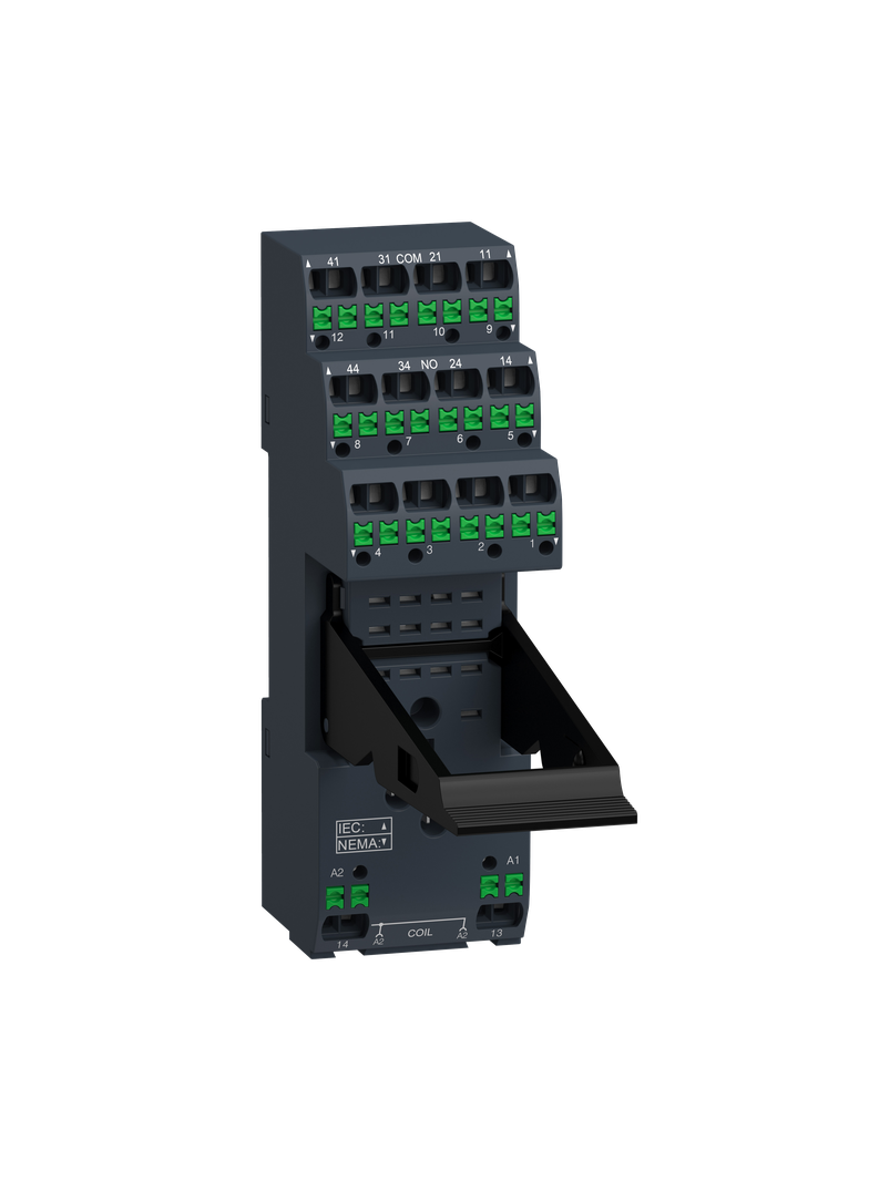 GNIAZDO WTYKOWE Z ZACISKIEM RXM2/RXM4