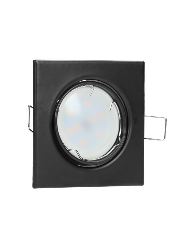 SUTRI SM ramka dekoracyjna oprawy punktowej, MR16/GU10 max 50W, kwadrat, regulowana, czarna AD-OD-6178/B ORNO