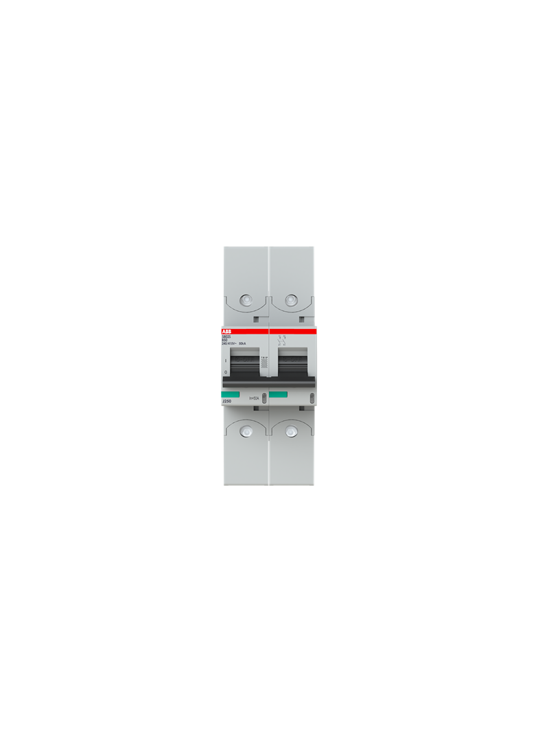 S802S-B50-R Wyłącznik nadprądowy 50kA 2P B50A 2CCS862002R0505 ABB