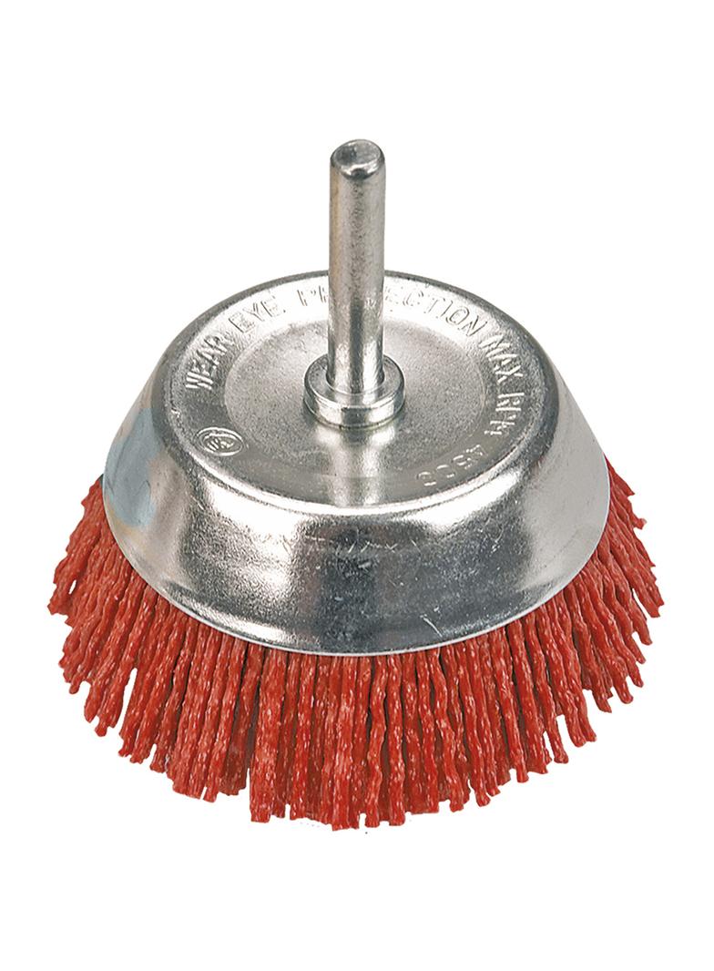 Szczotka ścierna doczołowa z trzpieniem 65 mm