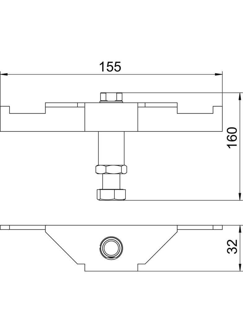 DSSL2 165 Wsporniki do dużych obciążeń