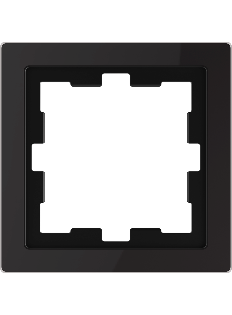 Merten D-Life, ramka 1-krotna, czerń onyksowy