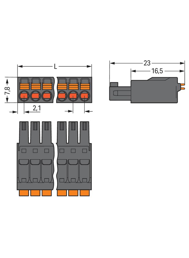 1-przewodowe gniazdo