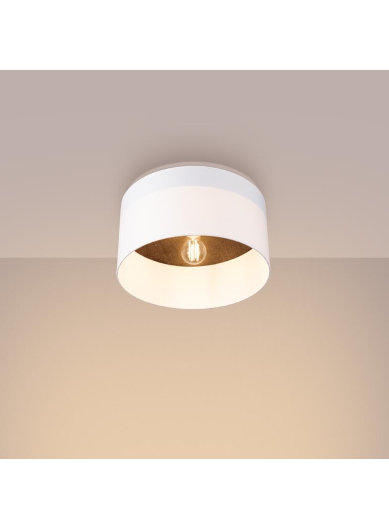 Plafon TELESTO biały/ciemny brąz