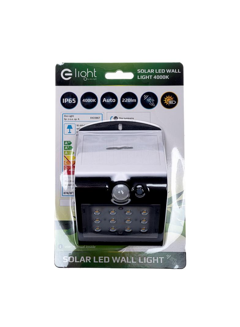 Lampka Solarna Butterfly Czarna 1,5W