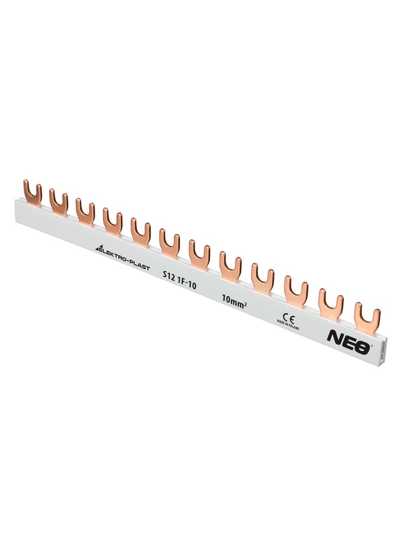 Szyna łączeniowa widełkowa 1P 12M 10mm2 S12 1F-10 45.102 OPATÓWEK