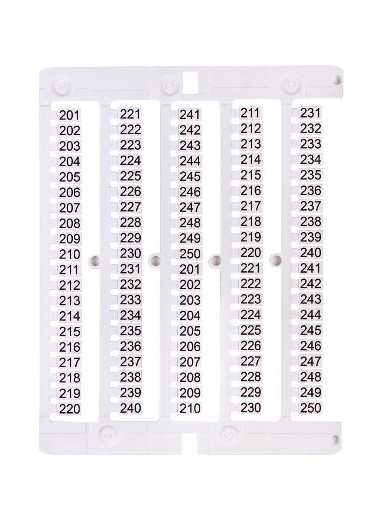 Oznacznik 201 do 250 (100 szt.) ES-NU0851201 003903081 ETI