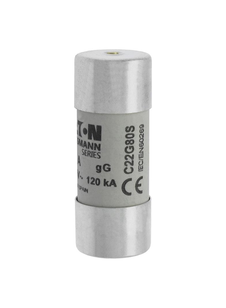 C22G80S Wkładka cylindryczna z wybijakiem 22x58 80A GG 500V AC C22G80S EATON