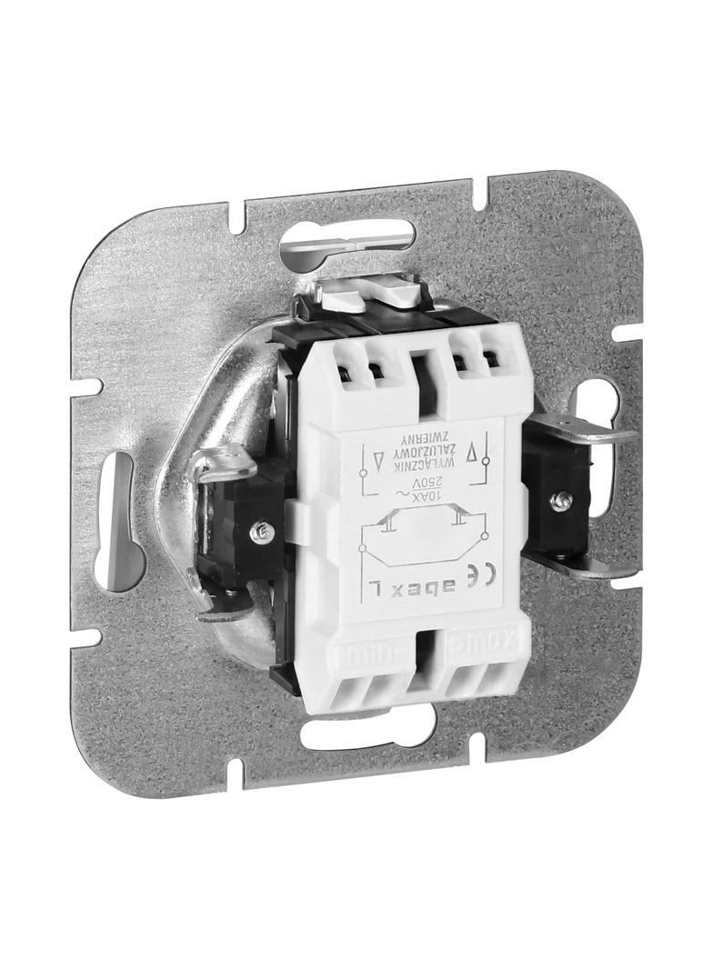 Łącznik roletowy podtynkowy Pearl, 10A, 250V, WP-10P, biały
