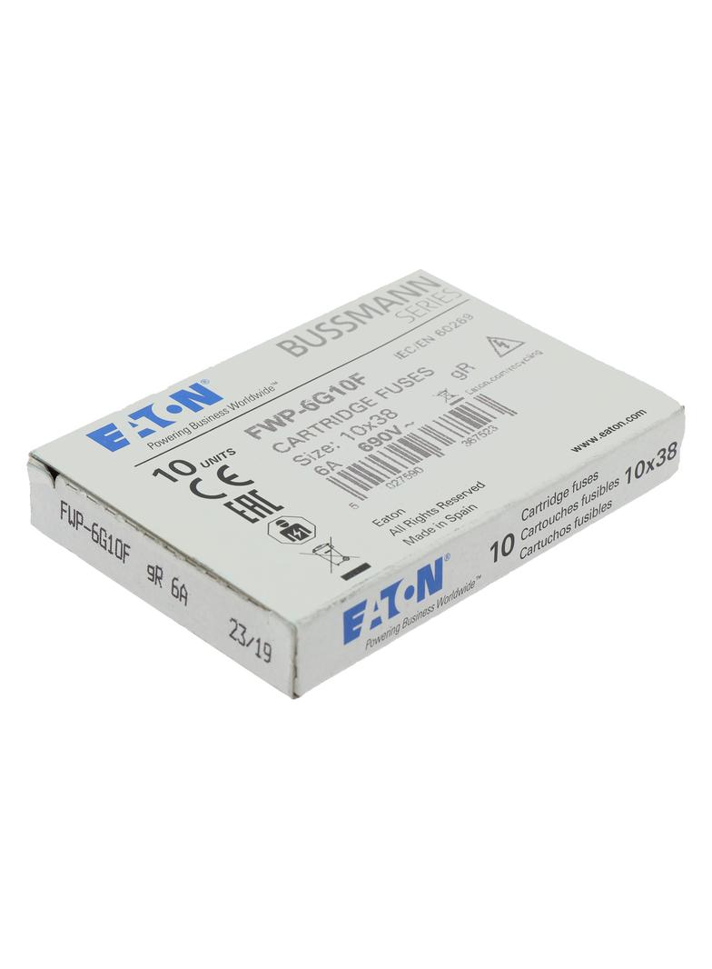 6AMP 690V AC CLASS gR 10X38mm FUSE Wkładka szybka 6A AC 690V 10x38 gR IEC UL FWP-6G10F EATON