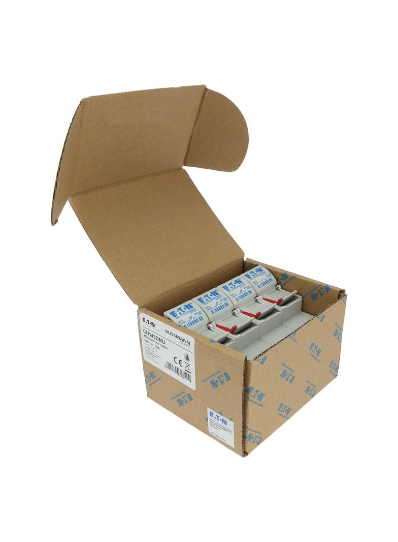 3 Pole 14x51 MFH and Neutral Podstawa wkładki cylindrycznej 14x51 3p+1N 50A 690VAC CH143DNU EATON