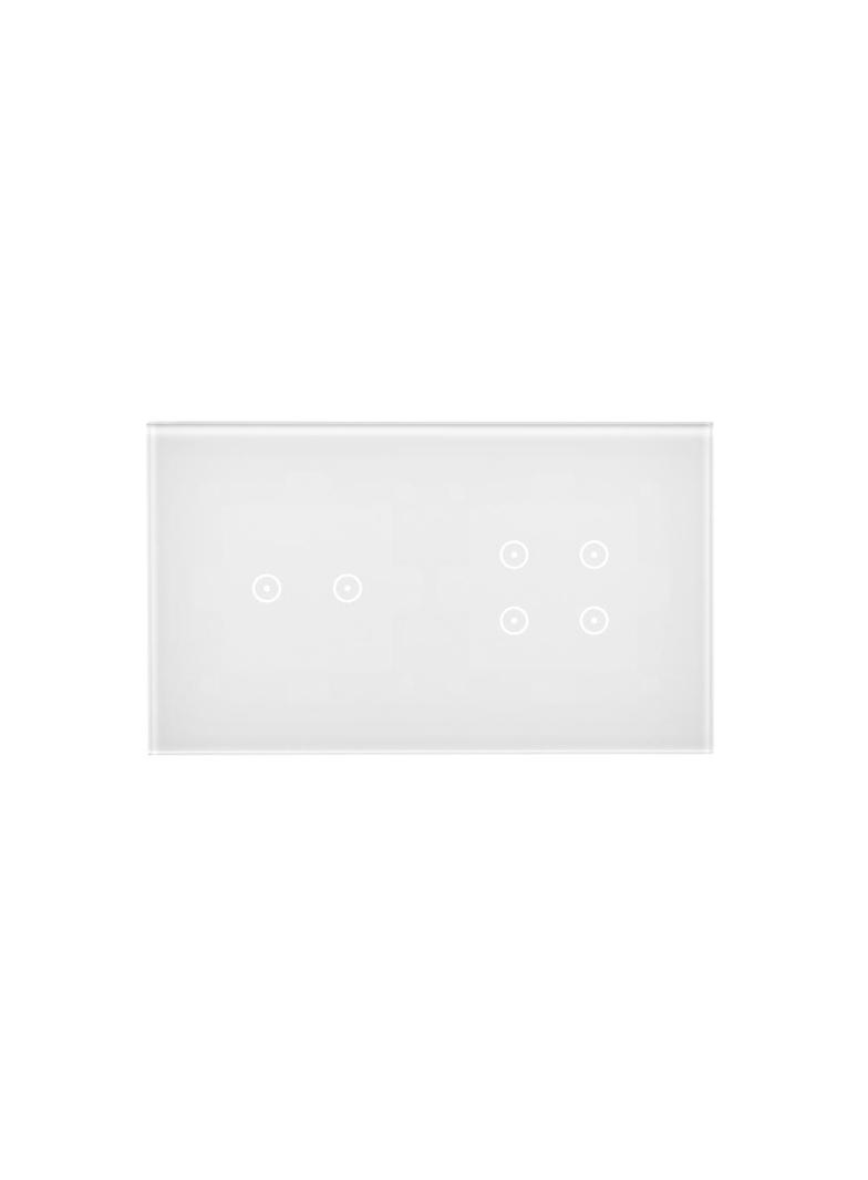 Simon 54 Touch Panel dotykowy S54 Touch 2 moduły 2 pola dotykowe poziome + 4 pola dotykowe biała perła DSTR224/70 KONTAKT