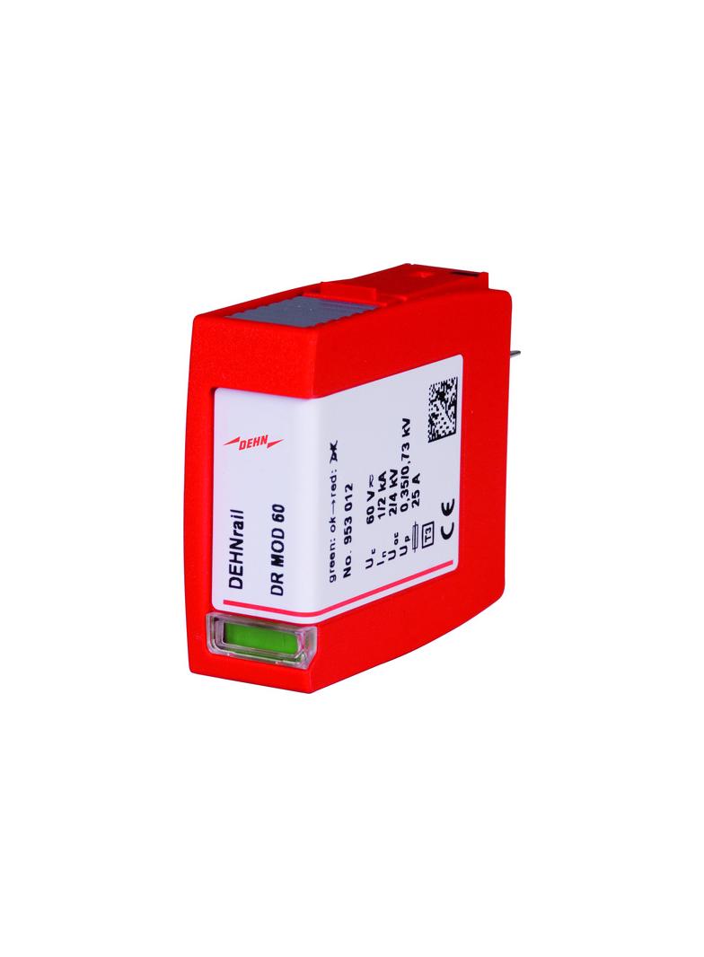 Moduł ochronny do ogranicznika przepięć DEHNrail, 2-biegun.