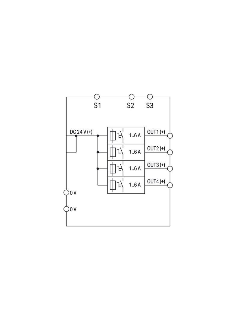 EPSITRON zabezpieczenie elektron. 24 V DC 4 x 6A