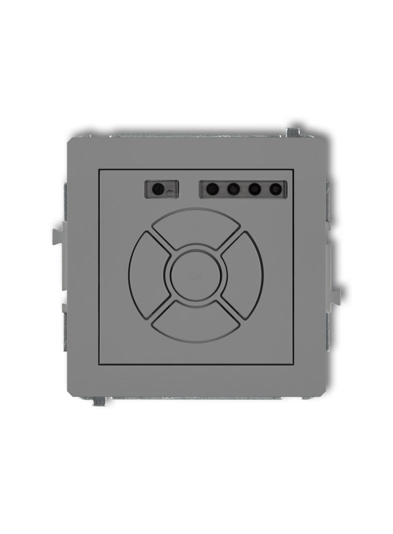 DECO Mechanizm elektronicznego sterownika roletowego (sterowanie lokalne) szary mat
