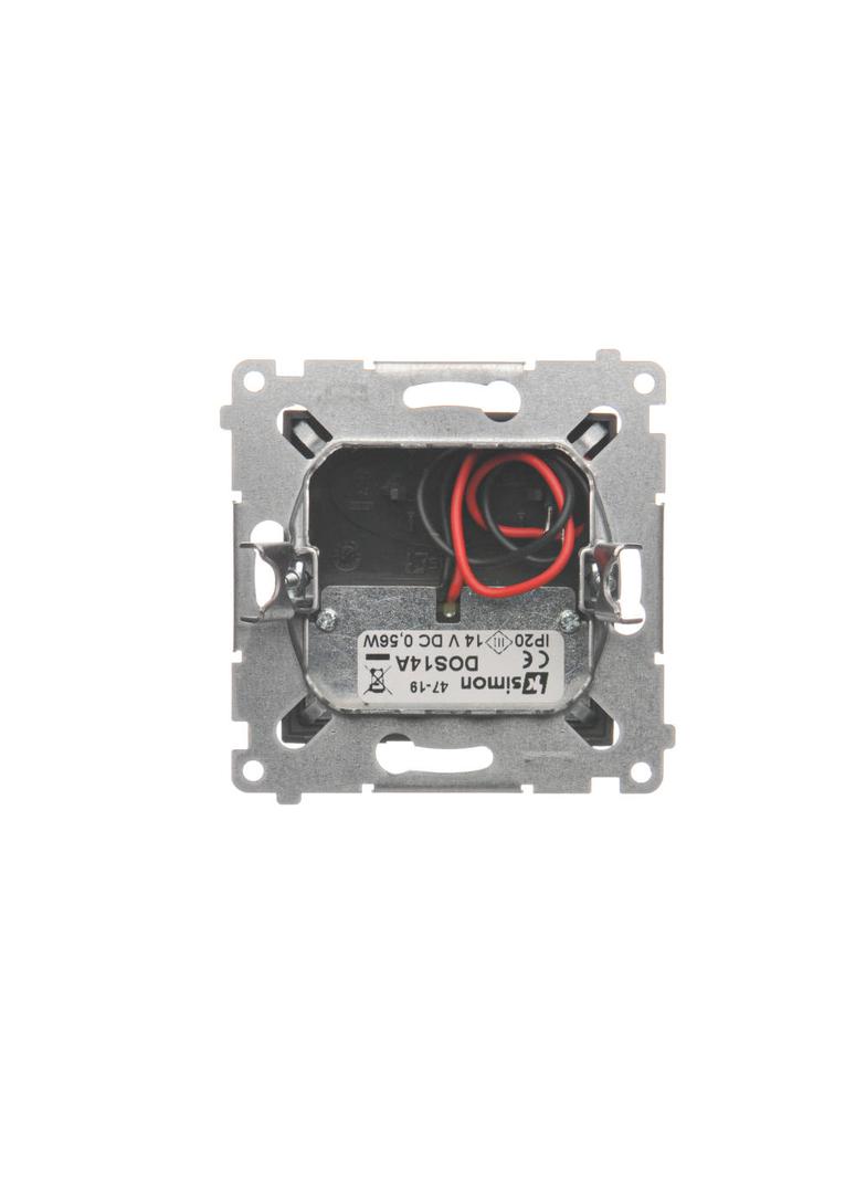 Simon 54 Oprawa oświetleniowa LED 14V DC 0.56 W białe zimne 5900 K brąz mat