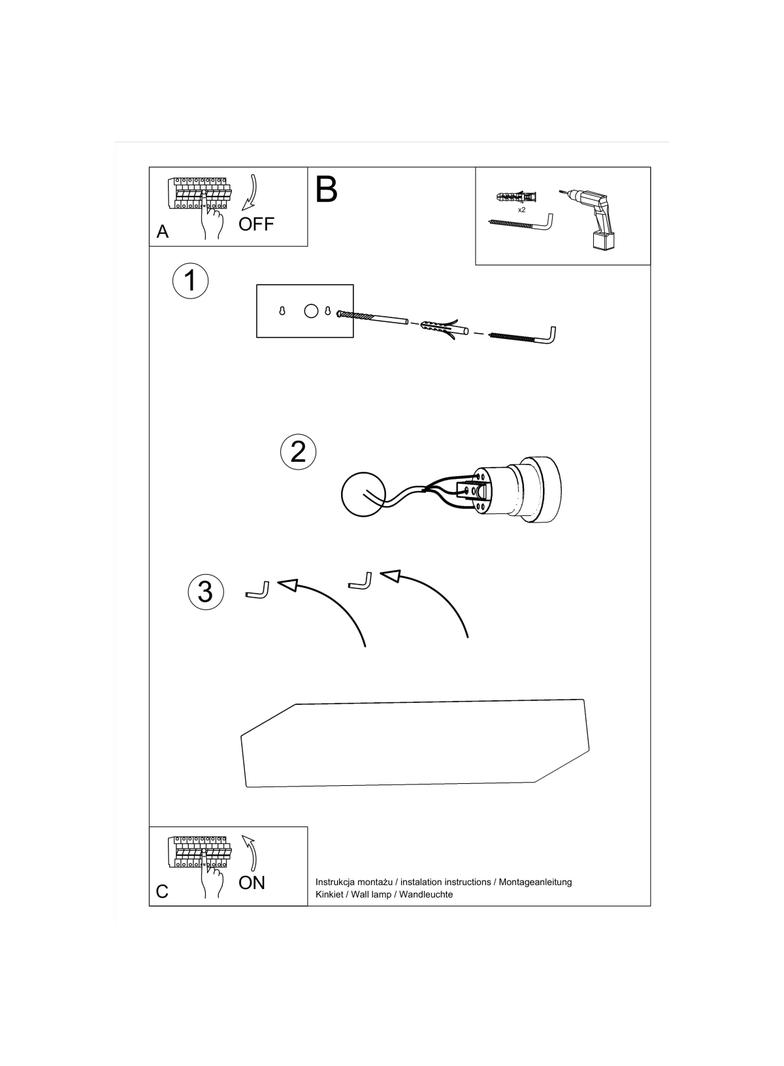 Sollux Kinkiet ceramiczny TAUGAN SL.0836