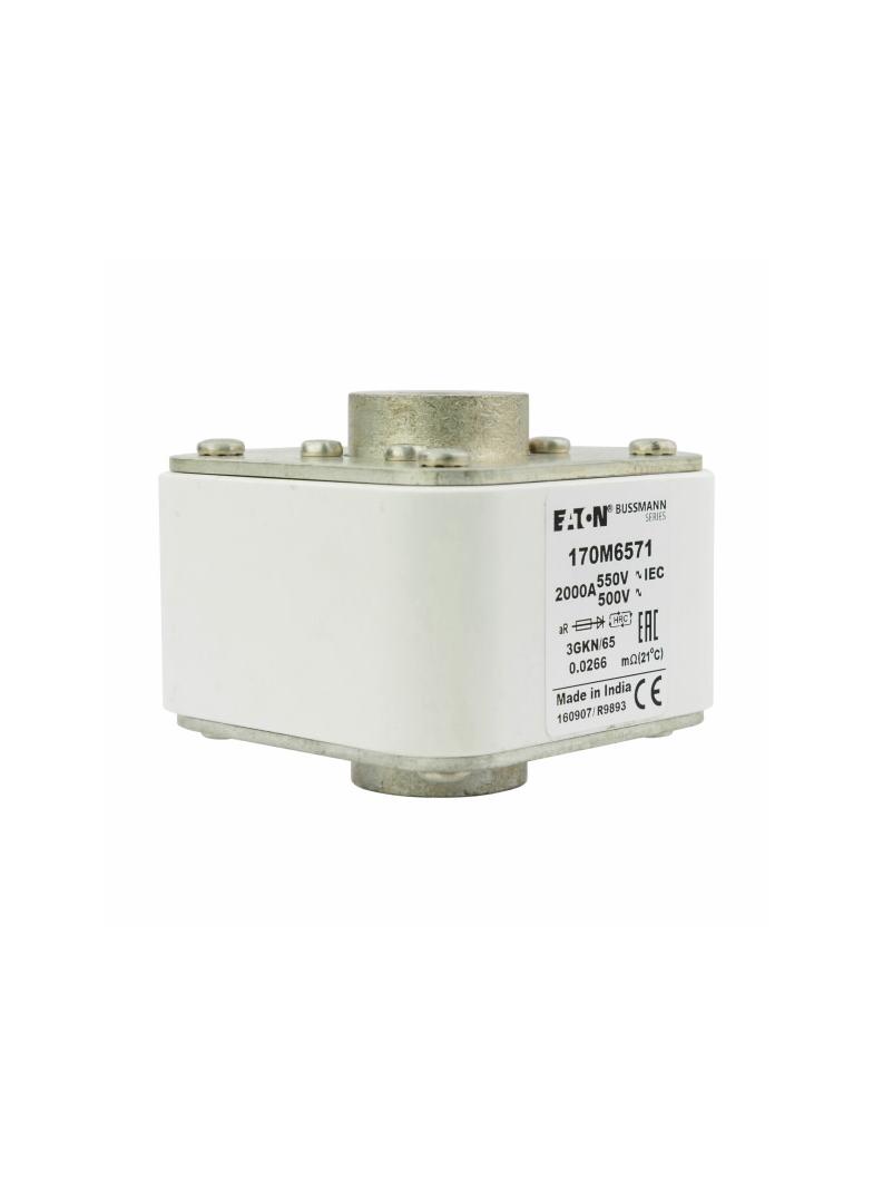 FUSE 2000A 550V 3GKN/65 AR UR Wkładka szybka 2000A AC 550V rozmiar 3 76x92x65 mm aR IEC UL 170M6571