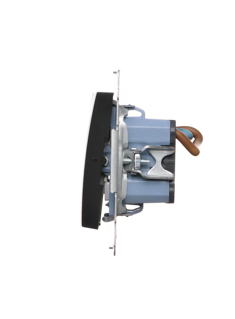 Simon 54 Łącznik dwubiegunowy podwójny 16A z. śrub. czarny