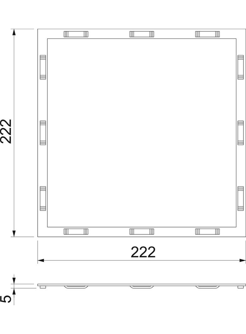 GES4-2 Adap GEE Ramka adaptera do UA240