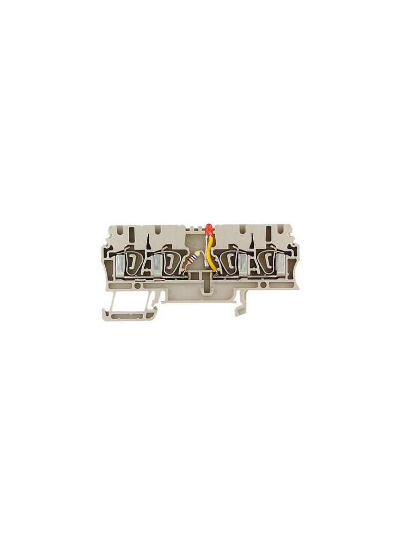 ZDU 2.5/2X2AN/LD+ Złączka szynowa przelotowa, nr katalogowy 1692590000