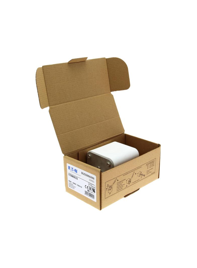 500A 1000V 3TN/110 aR INDICATOR FUSE Wkładka szybka 500A AC 1000V DIN 3 74x90x139 mm aR, 170M8633 EA