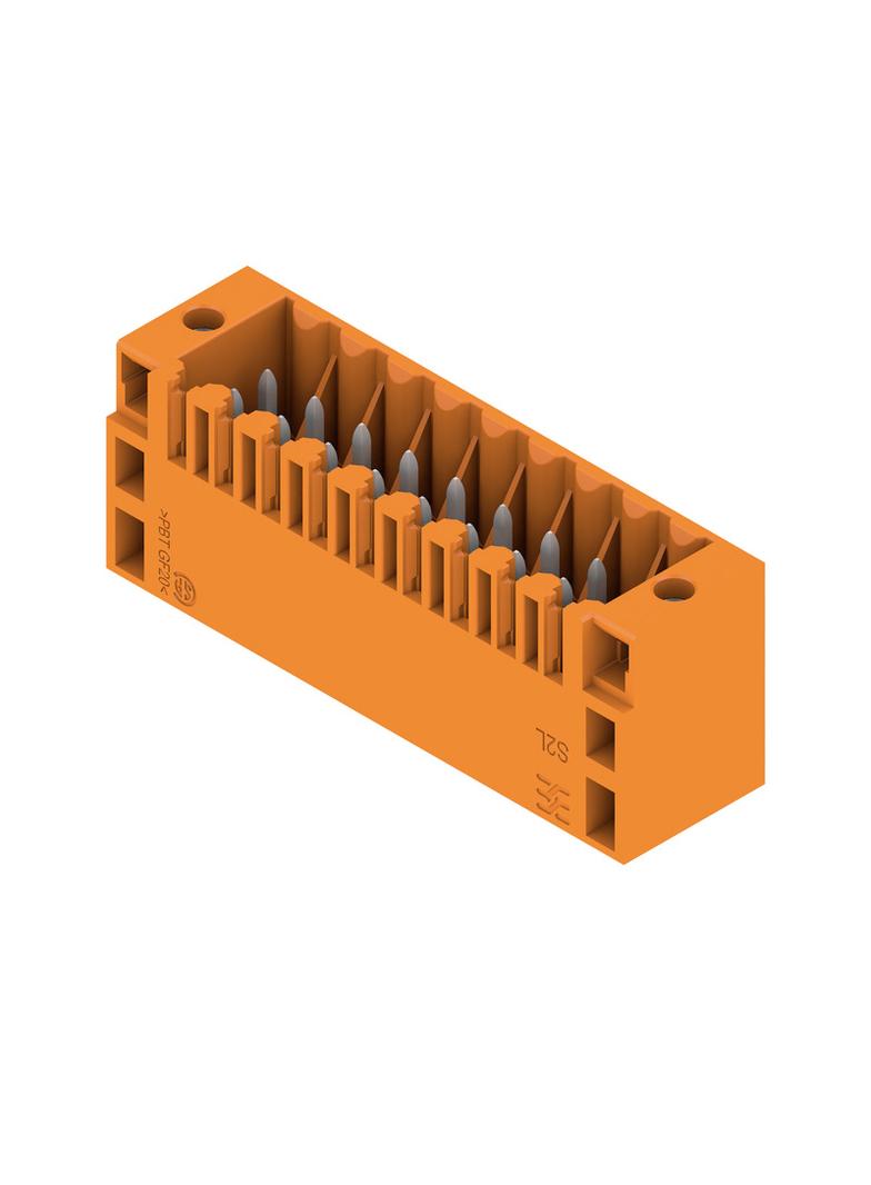 S2L 3.50/18/180F 3.5SN OR BX Wtyki PCB (złącza płyty), 3.50 mm, Liczba biegunów: 18, kąt odejścia: 180° /48szt./ 1729490000 WEIDMÜLLER