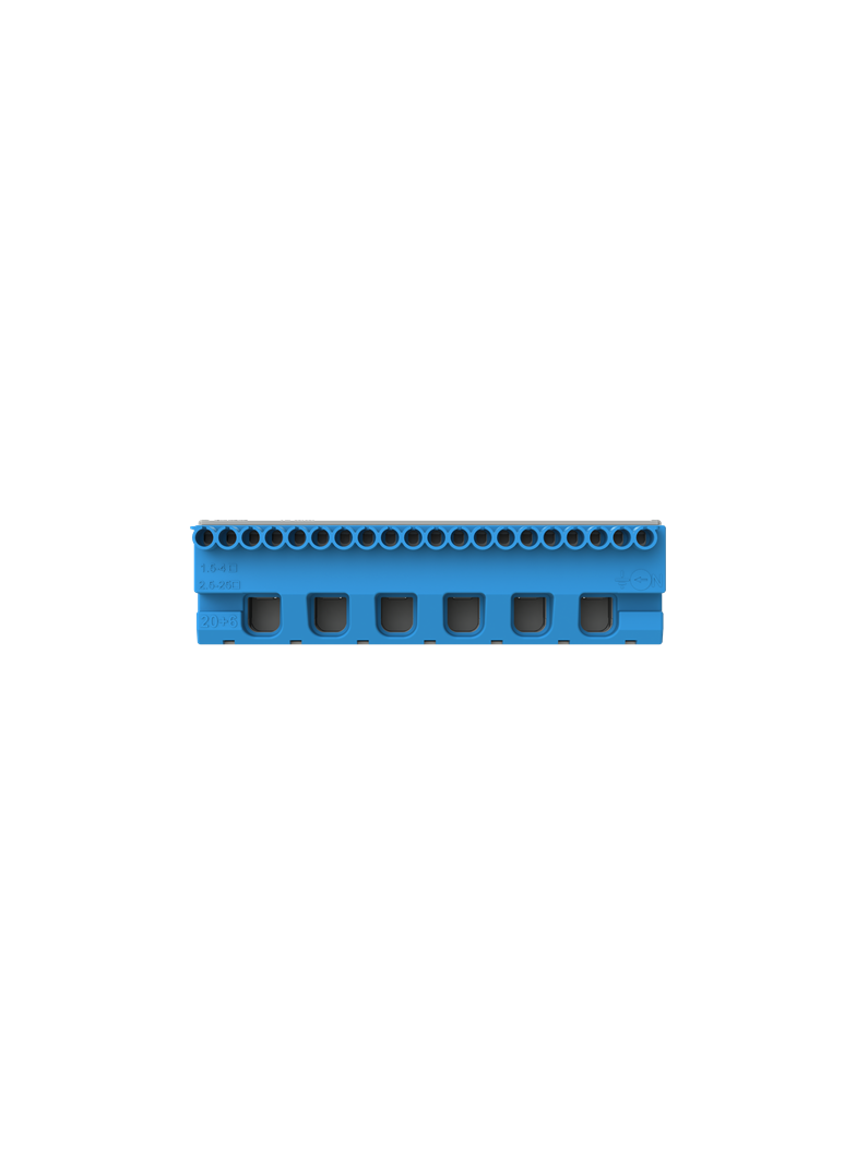 Listwa zaciskowa wtykowa N 20*1,5-4mm2+6*25mm2