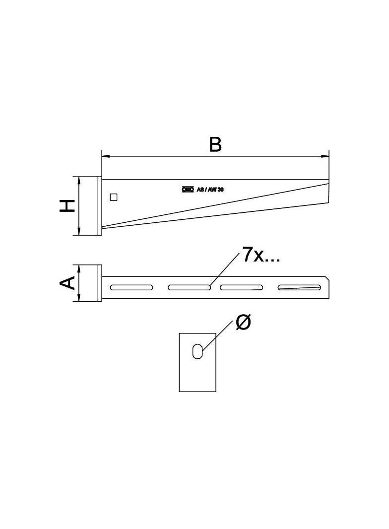 AW 30/11, WSPORNIK WIESZAKOWY U 110MM FT