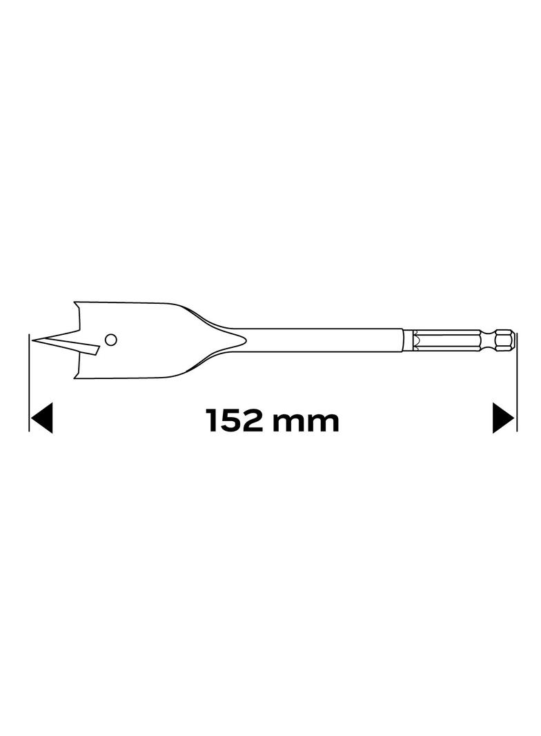 Wiertło do drewna łopatkowe, 32 x 152 mm