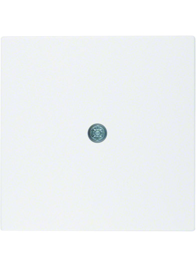 BERKER B.Kwadrat/S.1/B.3/B.7 Płytka czołowa do przyłączy kablowych biały 10191909 HAGER