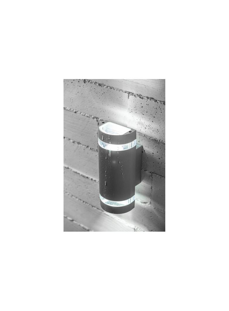 OPRAWA ŚCIENNA DWUKIERUNKOWA SILVA, GU10, MAX. 50W, IP54, AC220-240V, 50/60HZ, SZARA