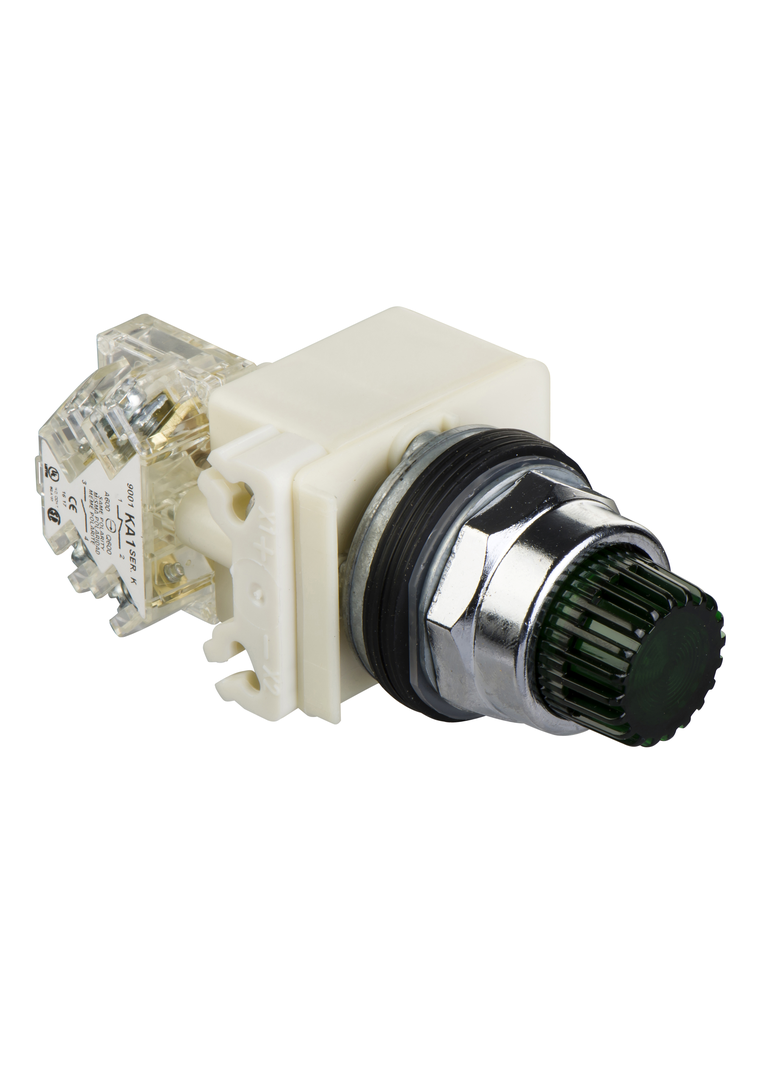 Harmony 9001K Przycisk kryty 600V AC, 10A, O30 9001K2L35GH13