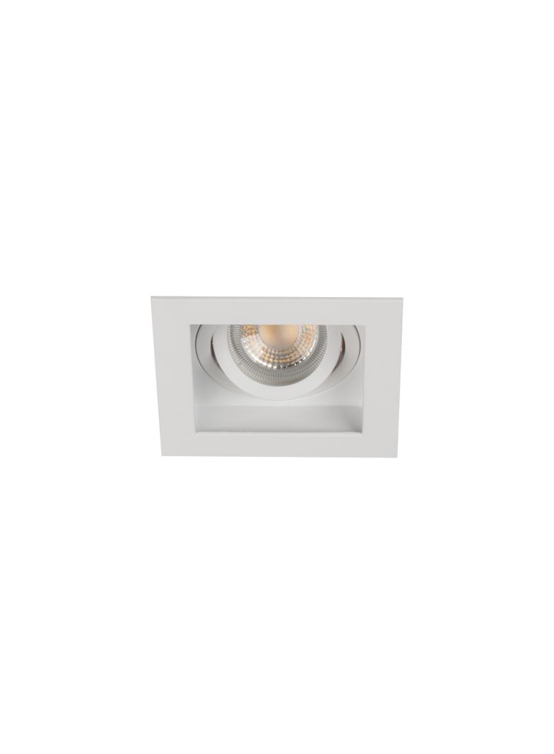 ARET DTL W/W Oczko sufitowe ARET DTL W/W kwadratowy stop aluminium kolor biały 1XGx5,3/GU10 38364 KANLUX