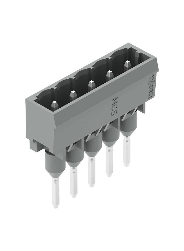 MCS-MIDI Classic wtyk 5-bieg. szary raster 5 mm /200szt./ WAGO
