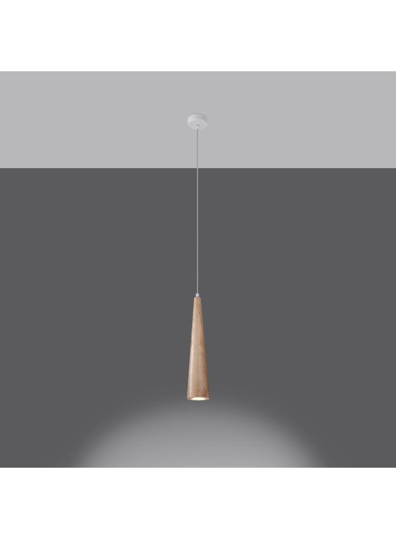 Sollux Lampa wisząca SULA 1 naturalne drewno SL.1100