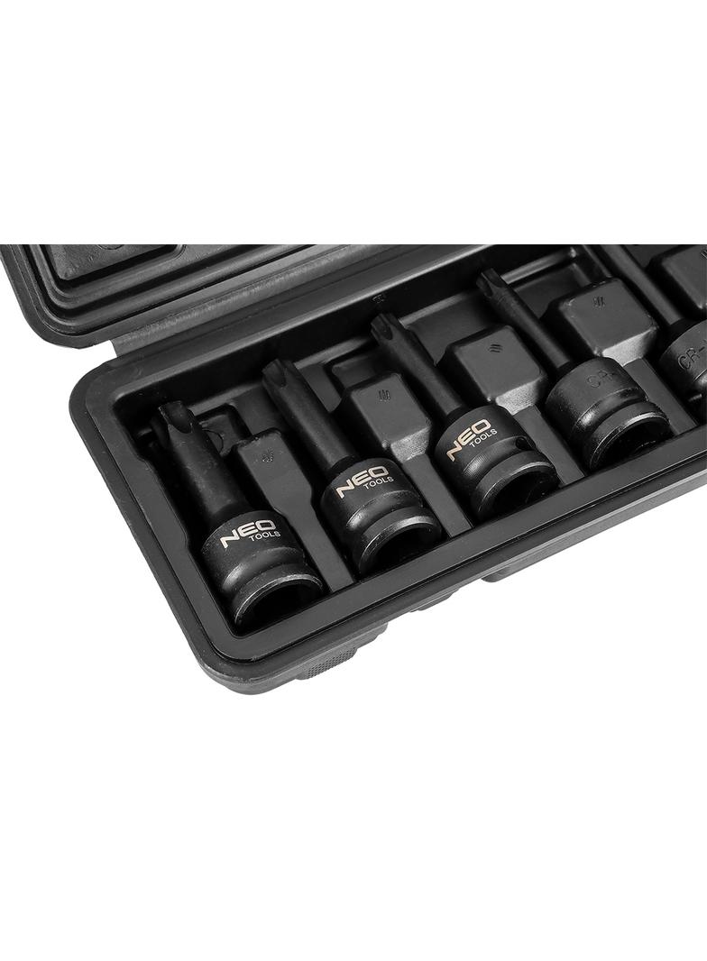 Klucze udarowe Torx 1/2", zestaw 9 szt.